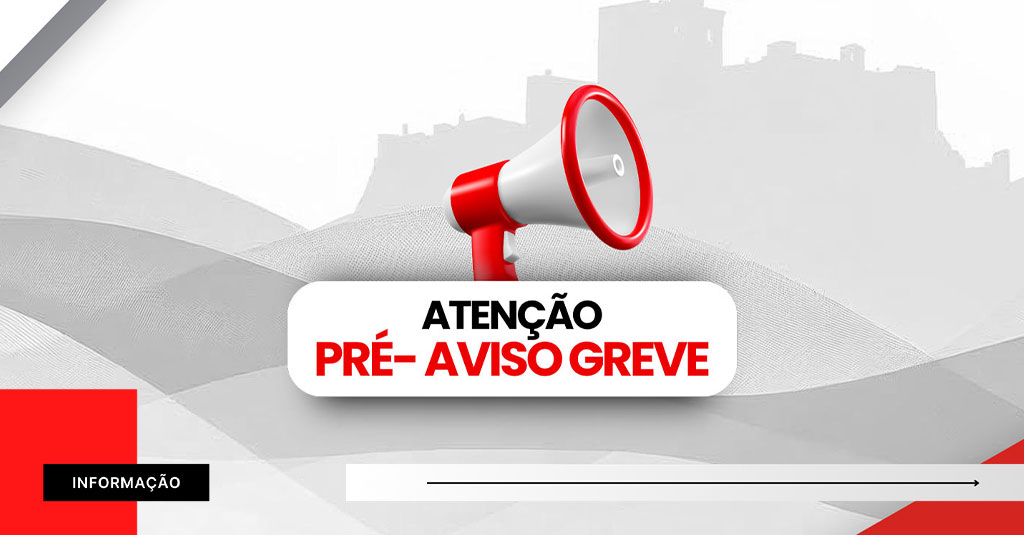 PRÉ-AVISO DE GREVE
